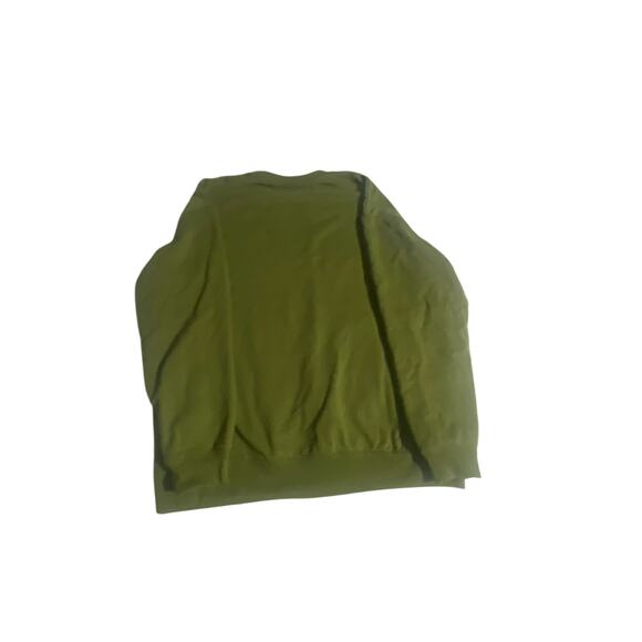 Men's Olive Green Rick and Morty UFO Graphic Sweatshirt, Sz L NWOT - Picture 3 of 5